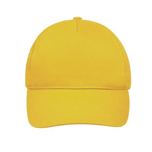 CASQUETTE 5 PANNEAUX EN COTON BROSSÉ