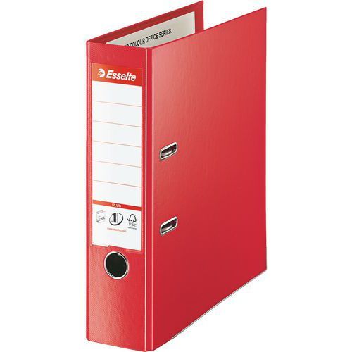 CLASSEUR À LEVIER MAXI PLUS VIVIDA - ROUGE - ESSELTE