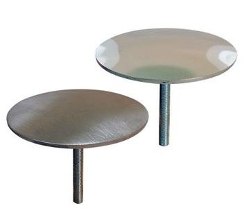Clou inox de voirie - virages - diamètre de tête 100 mm - Réf. 20731 - finition bombée ou poli brillant_0