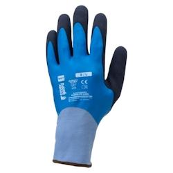 Coverguard - Gants imperméables en polyamide double enduction latex EUROLITE L300 (Pack de 10) Bleu Taille 7 - bleu 5450564058675_0