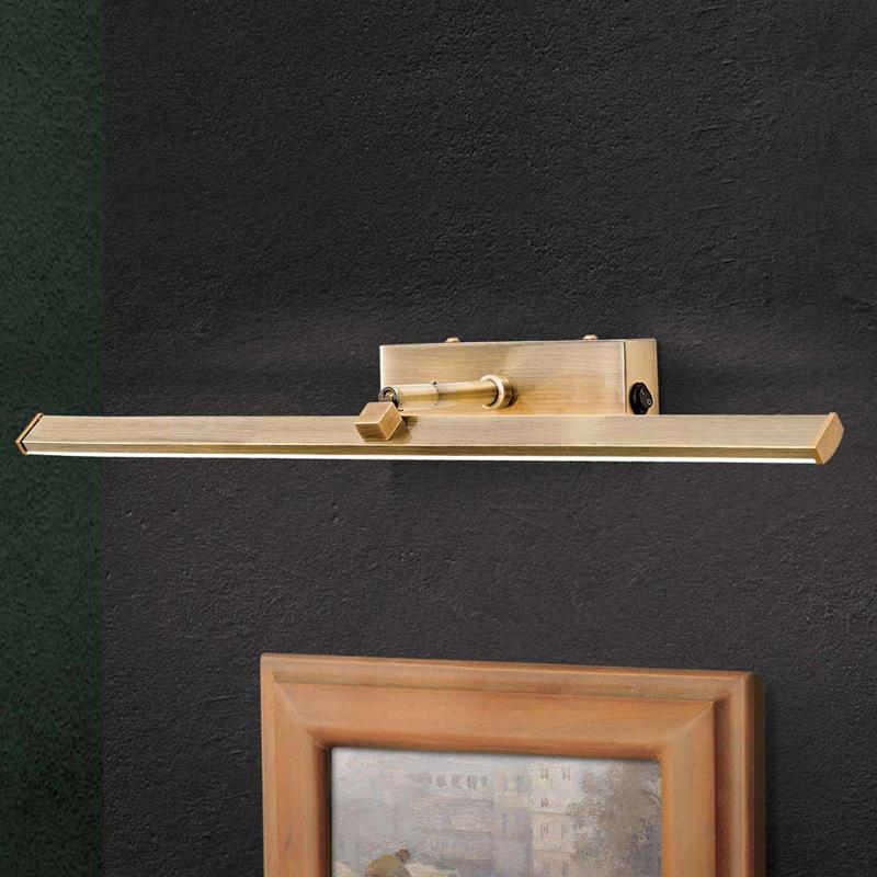 ORION ÉCLAIRAGE LED TABLEAU SUREN LAITON ANCIEN, 50 CM