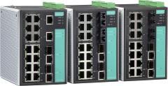 EDS-518A - Commutateurs Ethernet Gigabit administrables à 16 ports + 2 ports Gigabit - Synchronisation réseau et sécurité avancée_0