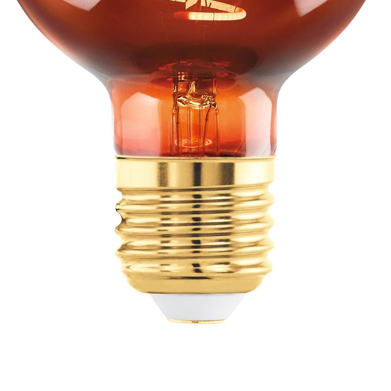 EGLO AMPOULE LED E27 4W G60 2.000K FILAMENT CUIVRE DIM