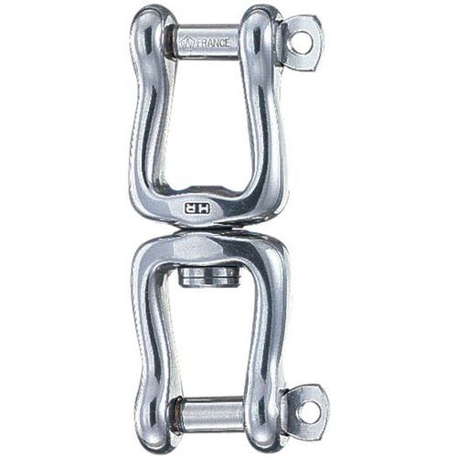 EMERILLON EN INOX À OEIL ET CHAPE AVEC AXE ÉPAULÉ L70MM - GODET