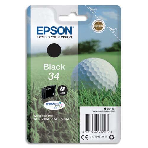 Epson cartouche jet d'encre DURABrite Ultra Black 34 (T3461) - C13T34614010 - Compatible WorkForce Pro WF-3700 Series_0
