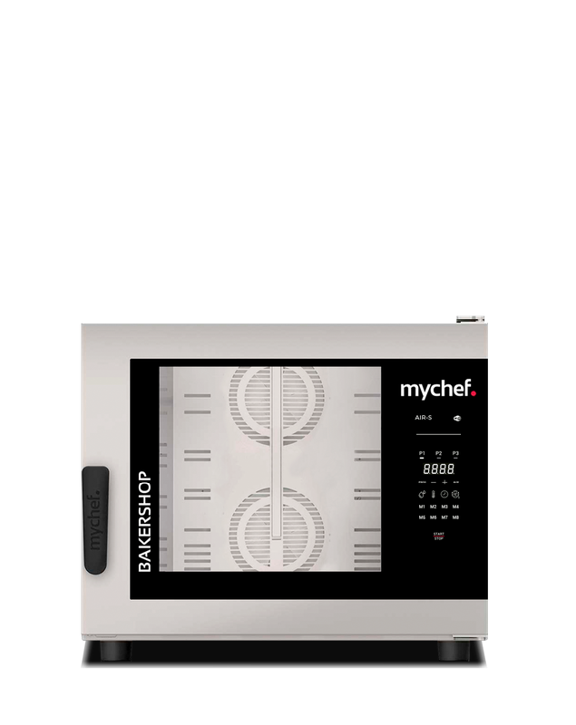 Four convection boulangerie électrique avec apport d'humidité 6 niveaux BSS6100D Mychef_0