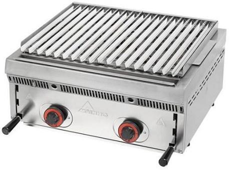 GRILL À PIERRE DE LAVE PARRILLAS INOX 60