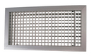Grille de ventilation - série GAO-D - double déflexion - aluminium anodisé ou acier laqué blanc_0