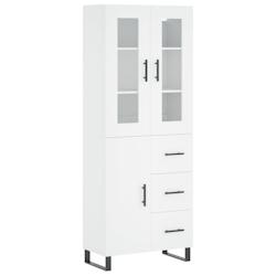 Helloshop26 - Buffet bahut commode armoire meuble de rangement organisateur cuisine salle de séjour salon haut 69,5 x 34 x 180 cm 02_0032630 - 300021_0