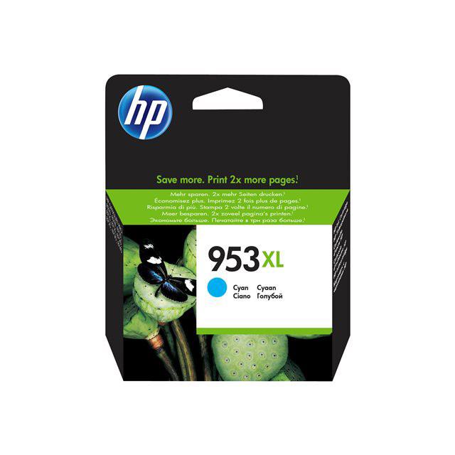 HP N° 953XL F6U16AE  A RENDEMENT ELEVE - CYAN