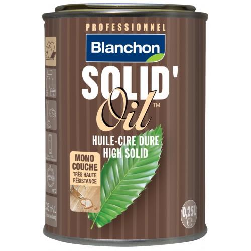 HUILE CIRE - MONOCOUCHE - TRAFIC INTENSE - 0,25L - PEARL - SOLID'OIL BLANCHON