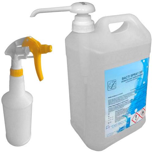 KIT - DESINFECTANT DE CONTACT À ÉVAPORATION RAPIDE SANS RINÇAGE 70% ETHANOL - BIDON D