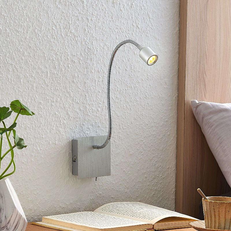 APPLIQUES MURALES LED LINDBY ANJALEE, BRAS FLEXIBLE