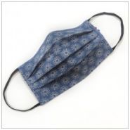 Mask3p-soleil-bleu - masque barrière en tissu 3 plis - 100% coton certifié Oeko-Tex - lavable et réutilisable_0