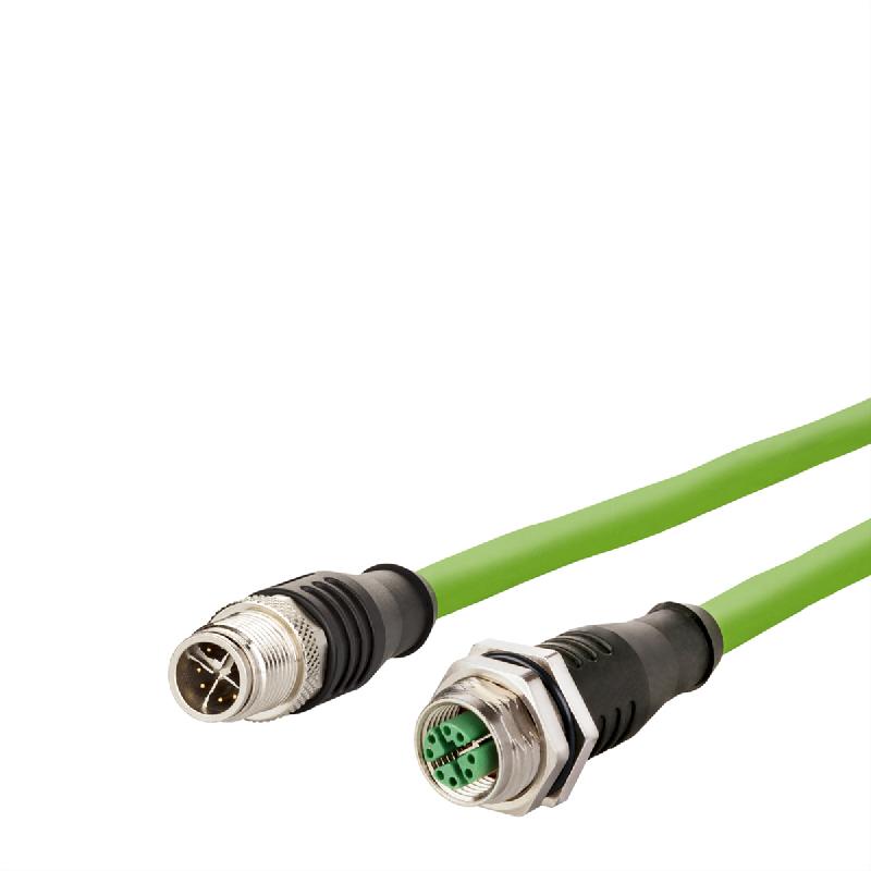 METZ CONNECT Câble Ethernet industriel M12 M/F, codage X, 1 m_0