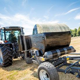 Enrubanneuse agricole MF TW 130 - Semi-automatique - Balles de 0,90 à 1,30m de diamètre_0