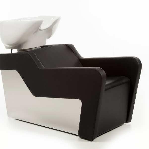 Bac de lavage - Topwash Chrome Basic 1P - cuvette ergonomique basculante avec fauteuil et rangement intégré_0
