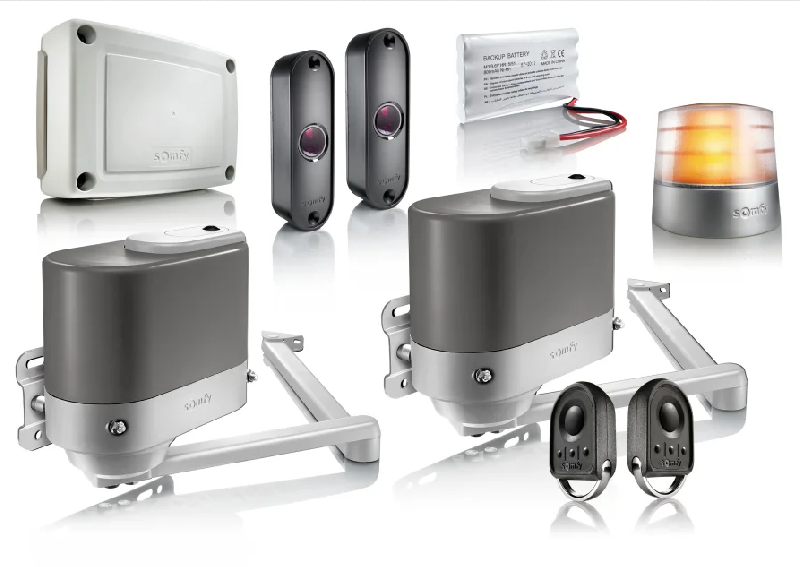 MOTORISATION PORTAIL BATTANT SOMFY AXOVIA MULTIPRO RTS PACK CONFORT