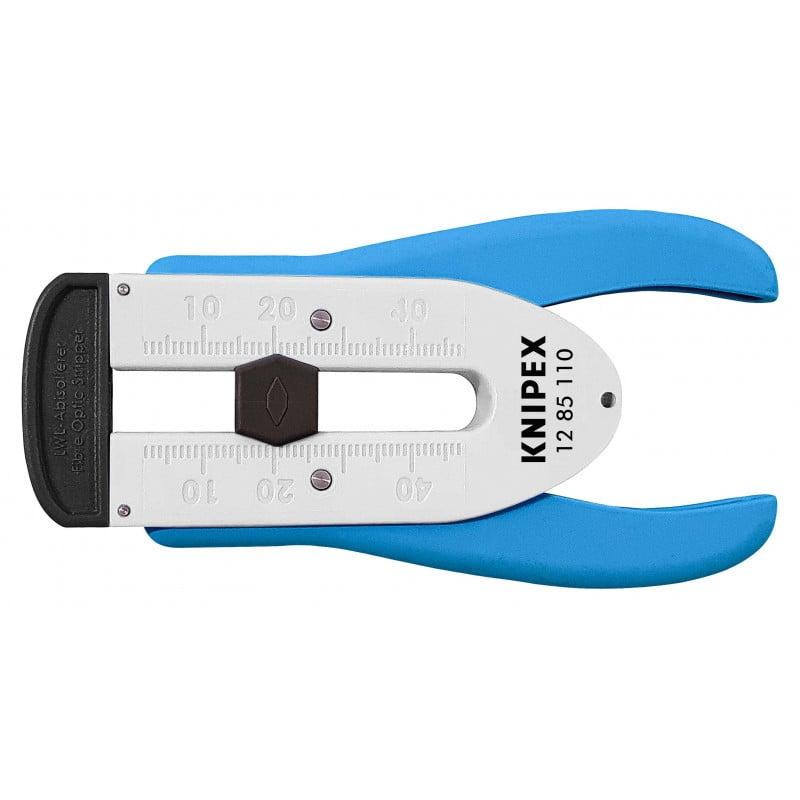 Outil à dénuder les cables en fibre optique - Pour fibre diamètre 0,125mm - KNIPEX | 1285110SB_0