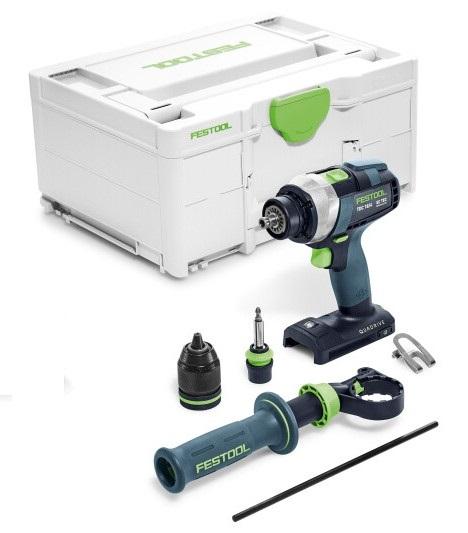 Perceuse-visseuse sans fil 18V QUADRIVE TDC 18/4 I-Basic-5,0 - 4 vitesses - FESTOOL 577052 - Systainer³_0