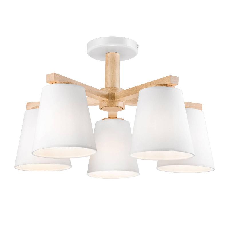 LAMKUR PLAFONNIER CANDITIA À CINQ LAMPES