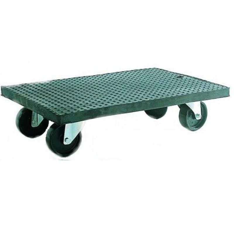 PLATEAU ROULANT 350KG 600X400 AVEC TAPIS CAOUT ENVELOPPANT