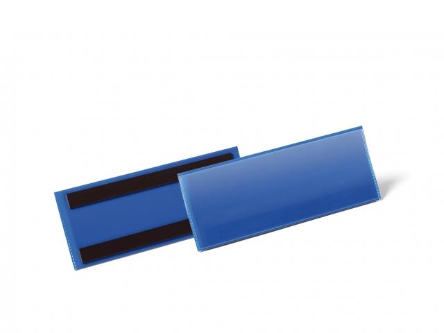 Porte-étiquette logistique magnétique - pochettes plastiques aimantées - ultra-résistantes en polypropylène - boîte de 50 pièces_0