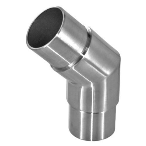 RACCORD MAIN COURANTE 42,4 MM - INOX 304 BROSSÉ - 135° DESIGN PRODUCTION