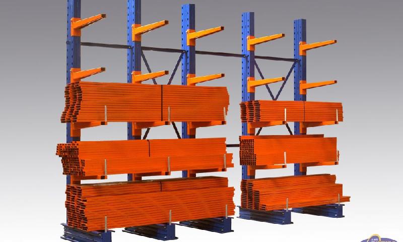 Rayonnage cantilever - stockage de charges longues et larges - modulable et robuste_0