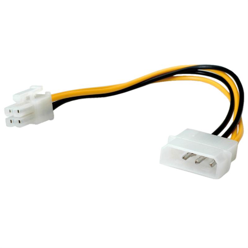 ROLINE Câble d'alimentation interne 4 pins HDD / ATX12V-P4 4 pins alimentation, 0,15 m_0