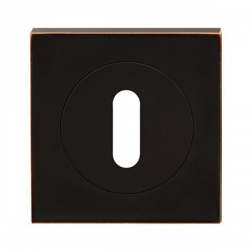 ROSACE 3 PIÈCES CARRÉE EN OPTIQUE BRONZE ANTIQUE - SÉRIE EZ1340 - CLÉ L KARCHER DESIGN