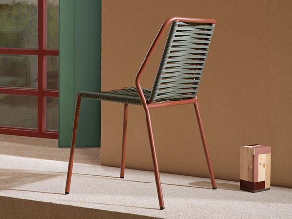 Lot de 4 chaises d'extérieur Philia Pedrali_0
