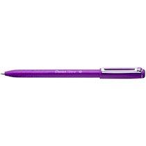 STYLO-BILLE PENTEL IZEE A CAPUCHON POINTE MOYENNE 1MM   ENCRE FAIBLE VISCOSITE        RECHARGEABLE VIOLET - LOT DE 34