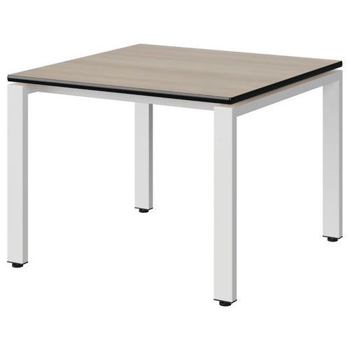 TABLE MALIBU 80X80 T3 SOUDÉ ST ANTIB ACAC/NOIR BLC 9016
