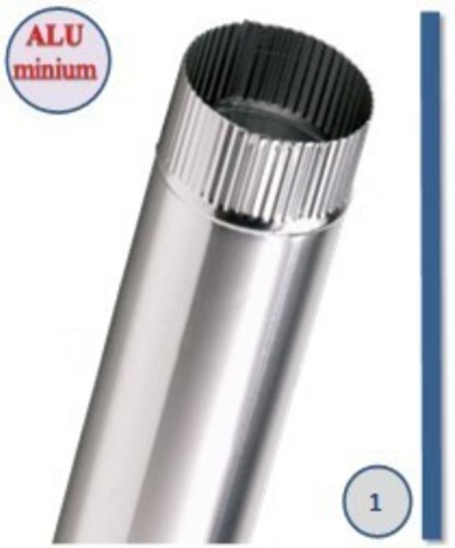 TUYAU ALUMINIUM - L = 1 MÈTRE - Ø 153 MM