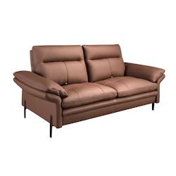 AC ANGEL CERDA Angel Cerdá Canapé 2 places en cuir marron 6242C 195 x 118 x 94 - marron fourrure 8435631039730_0
