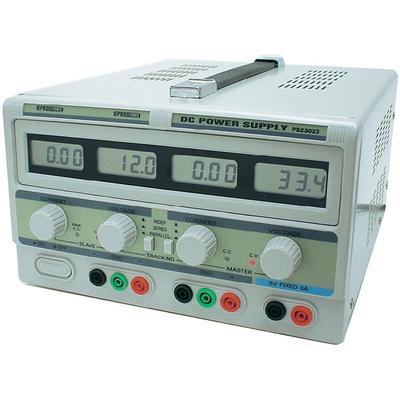 ALIMENTATION DE LABORATOIRE RÉGLABLE TRIPLE VELLEMAN LABPS23023 0 - 30 V/DC 0 - 3 A NBR. DE SORTIES 3 X