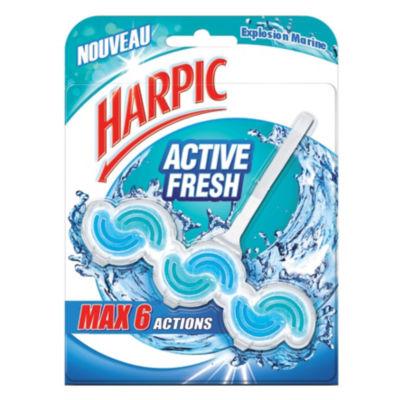 Bloc WC formule 6 actions Harpic Active Fresh explosion marine_0