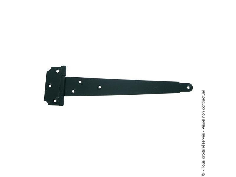 Charnière universelle en acier zingué pour porte - 120 x 55 mm - AFBAT - Fabrication française_0