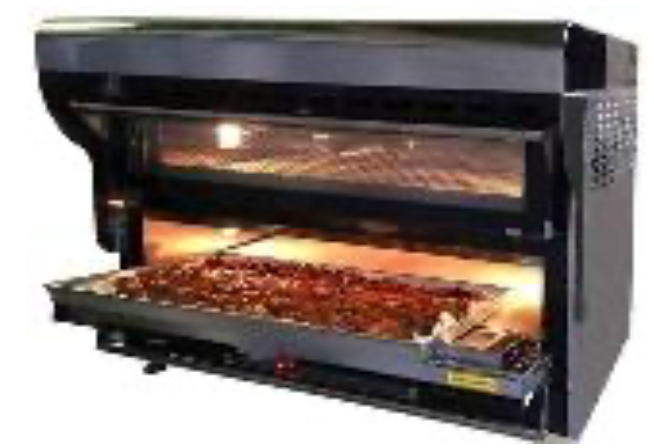 Four double avec pierre réfractaire et hotte intégrée - Capacité 4 pizzas - 395°C - Écran électronique_0
