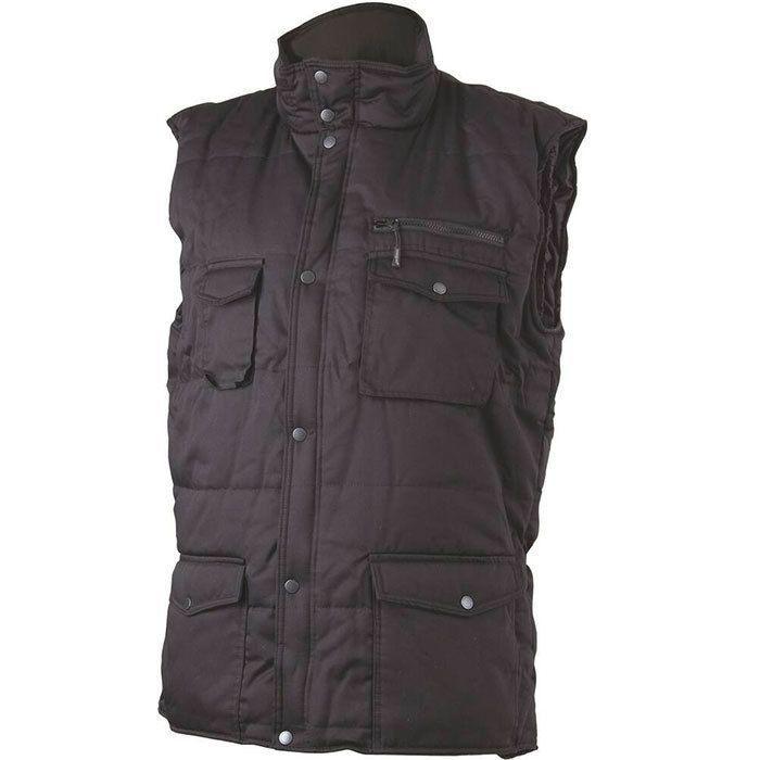 Gilet sans manche matelassé multi-poches noir - Taille M - 11578164_0