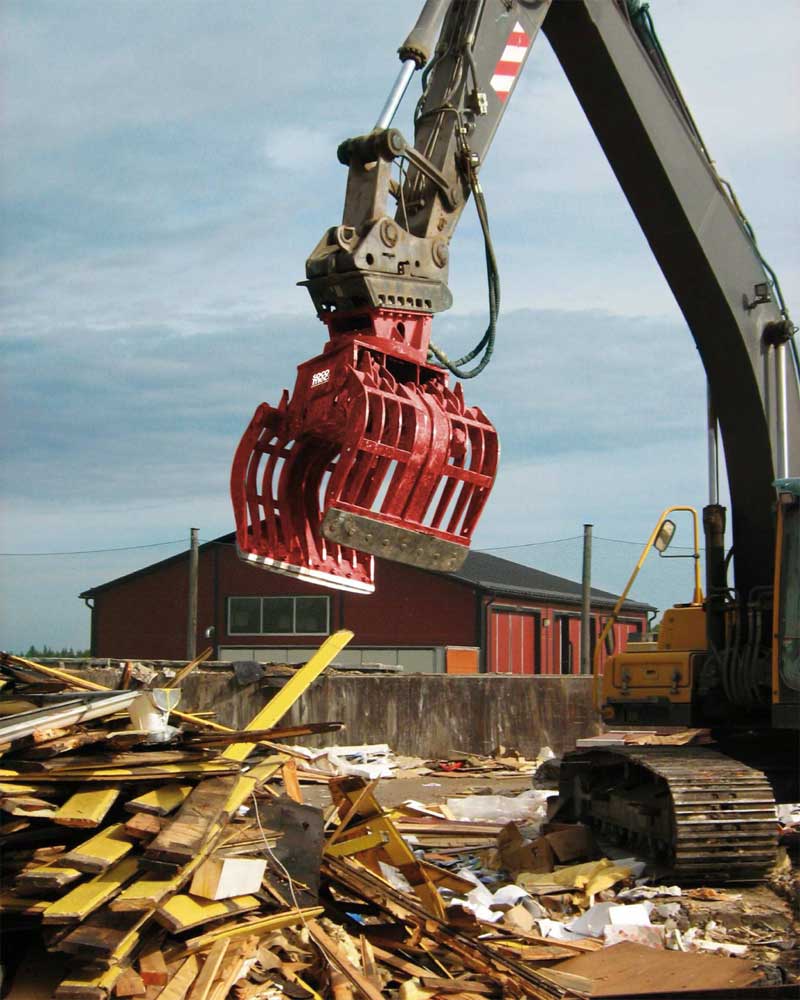 Grappins de sélection SPS - Socomec - multi-fonctions pour démolition et recyclage_0
