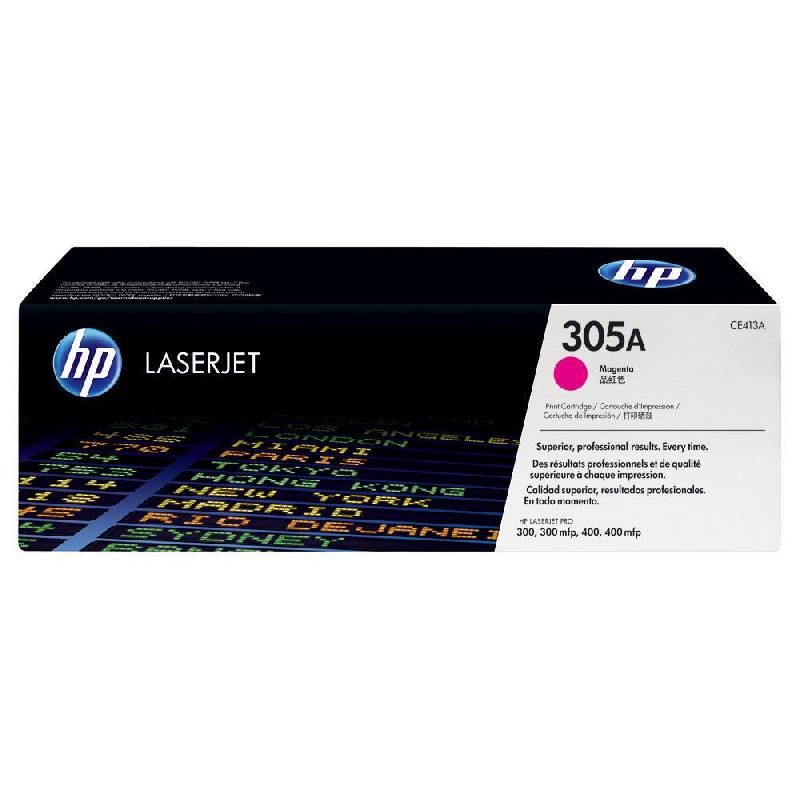 HEWLETT PACKARD TONER ORIGINAL 305A (CE413A) - COULEUR: MAGENTA