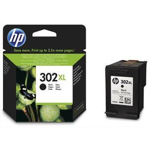 Cartouche d'encre noire grande capacité HP 302XL authentique (F6U68AE) - Pour DeskJet, ENVY et OfficeJet_0