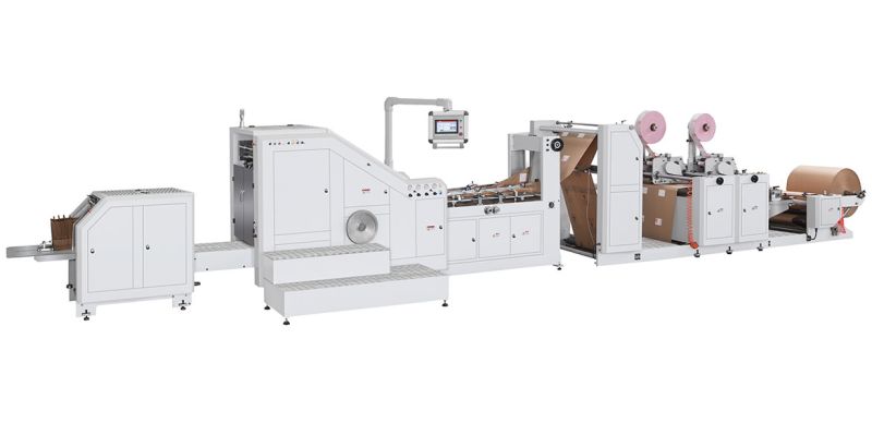 Lsb-330xld+tp machine de fabrication de sacs en papier avec poignée de poinçonnage entièrement automatique_0
