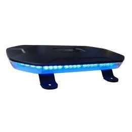 Mini Rampe gyrophare Leds Bleues - Fixation magnétique - 251072M_0