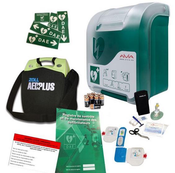 Pack défibrillateur zoll aed plus avec armoire aivia in_0