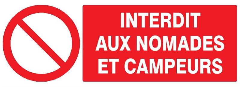 Panneaux adhésifs 330x75 mm obligations interdictions - ADPNG-TL08/INMC_0