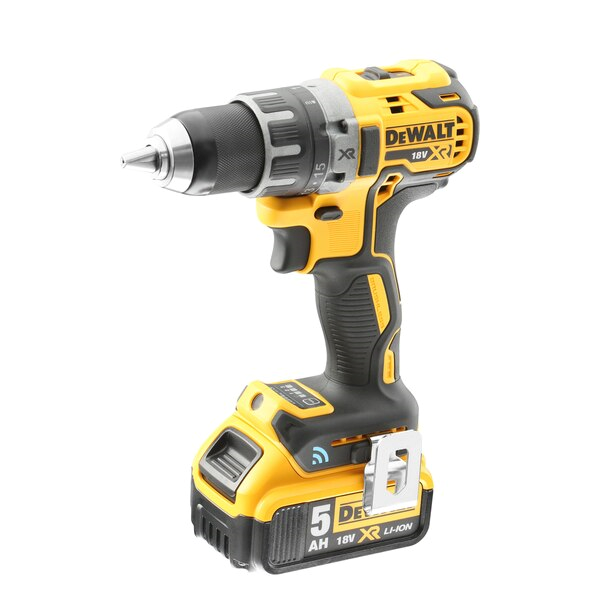 PERCEUSE VISSEUSE DEWALT DCD792P2B-QW XR 18V TOOLCONNECT 2 BATTERIES 5 AH CHARGEUR - COFFRET