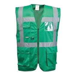 Portwest - Gilet de sécurité EXECUTIVE IONA HV Vert Taille M - M vert 5036108214198_0